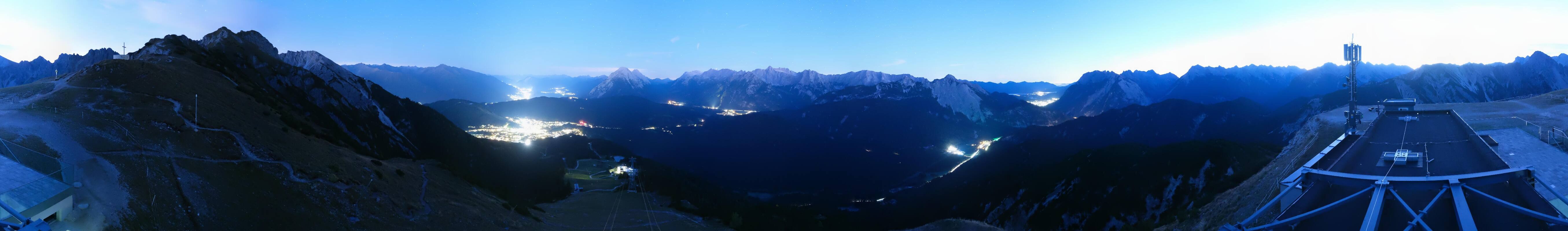 Archiv Foto Webcam Seefeld Rosshütte - Bergstation Seefelder Joch