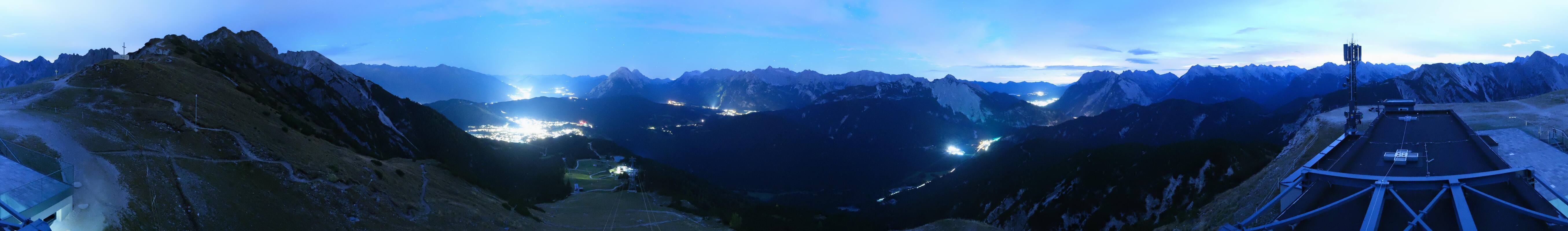 Archiv Foto Webcam Seefeld Rosshütte - Bergstation Seefelder Joch