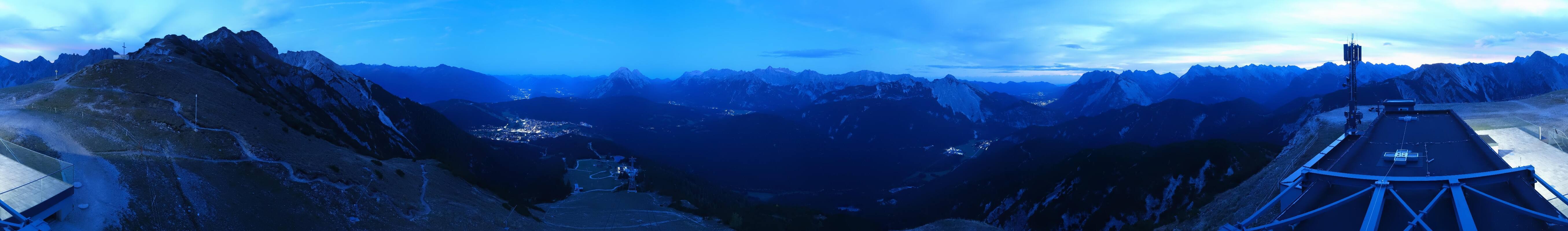 Archiv Foto Webcam Seefeld Rosshütte - Bergstation Seefelder Joch