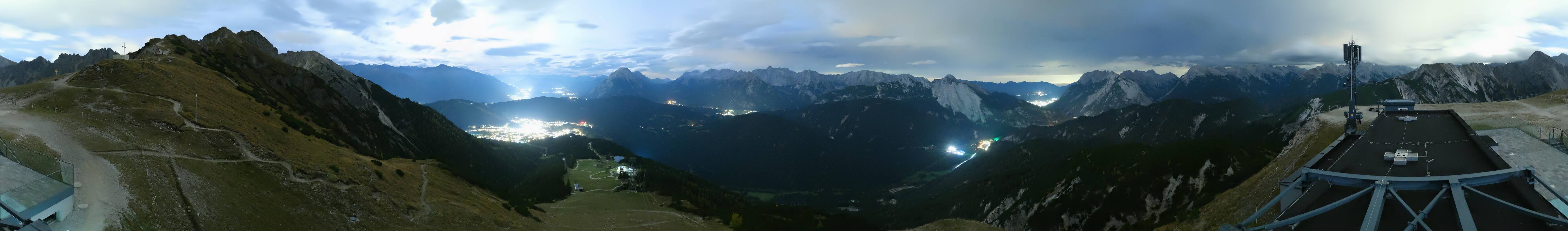 Archiv Foto Webcam Seefeld Rosshütte - Bergstation Seefelder Joch