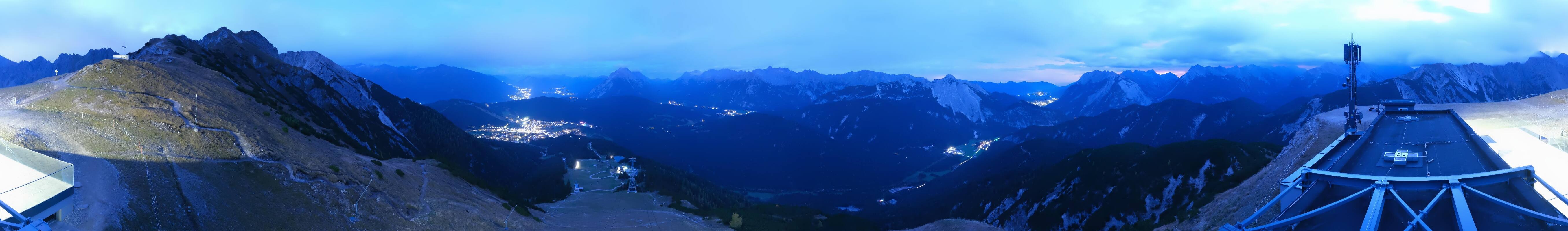 Archiv Foto Webcam Seefeld Rosshütte - Bergstation Seefelder Joch
