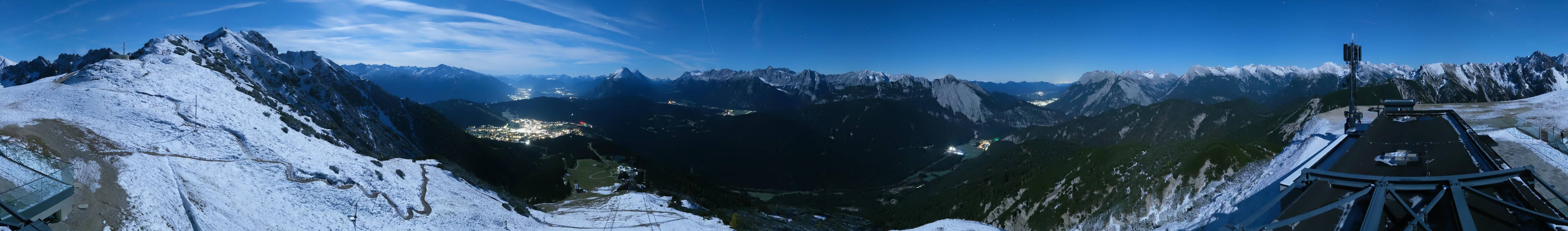 Archiv Foto Webcam Seefeld Rosshütte - Bergstation Seefelder Joch