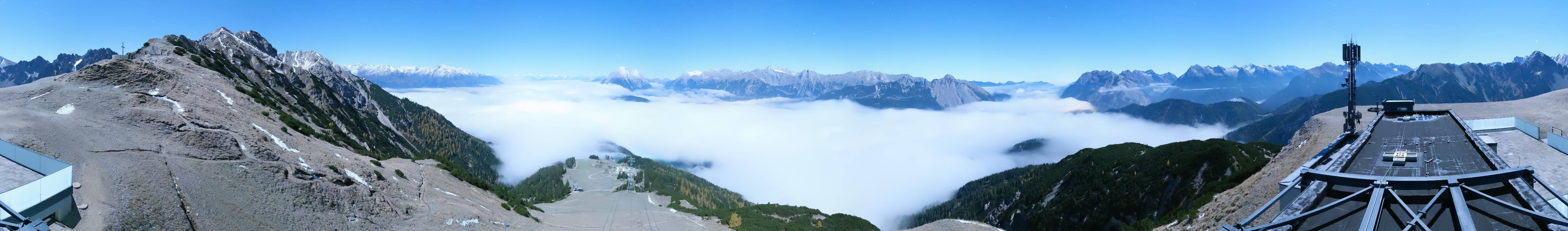 Archiv Foto Webcam Seefeld Rosshütte - Bergstation Seefelder Joch