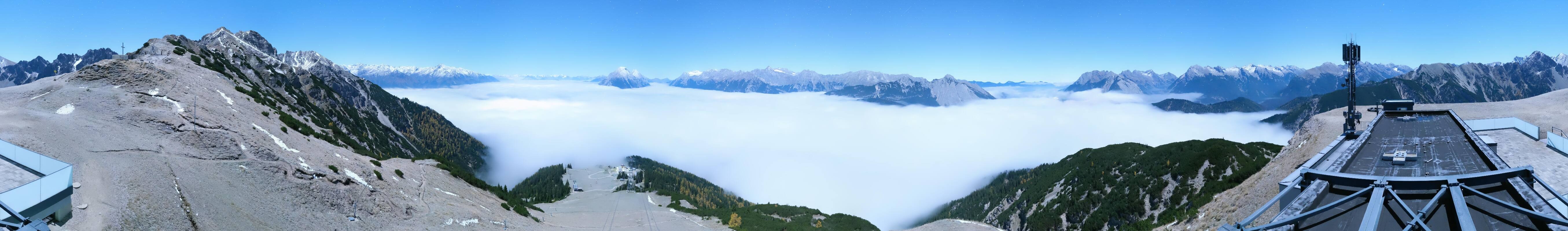 Archiv Foto Webcam Seefeld Rosshütte - Bergstation Seefelder Joch
