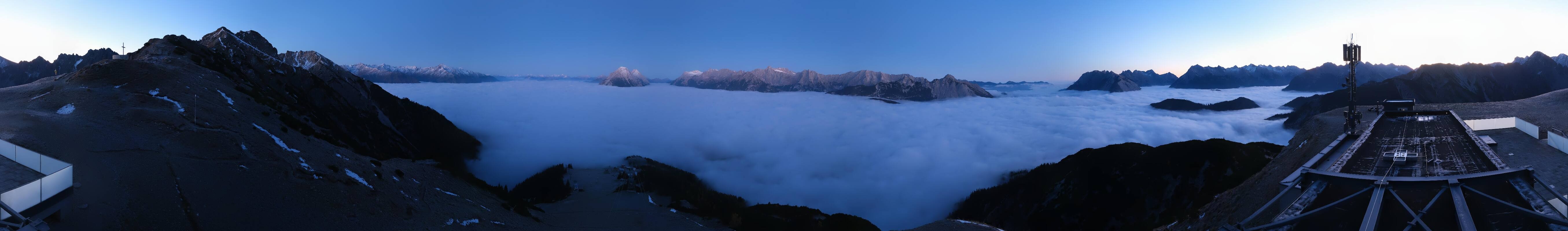 Archiv Foto Webcam Seefeld Rosshütte - Bergstation Seefelder Joch