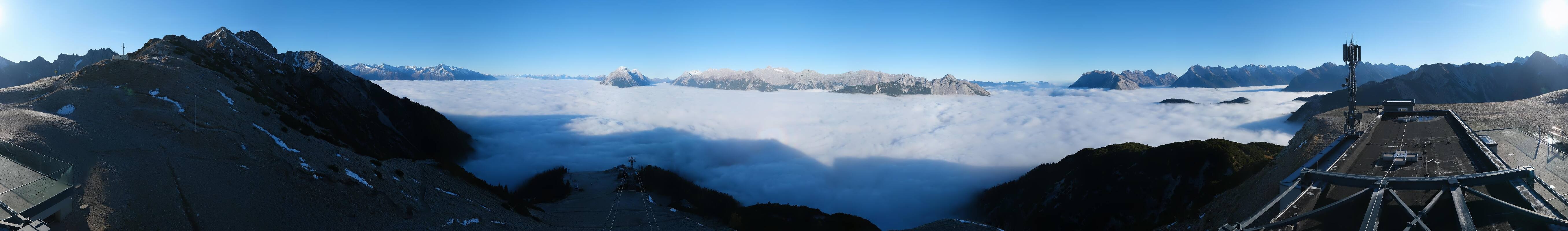 Archiv Foto Webcam Seefeld Rosshütte - Bergstation Seefelder Joch