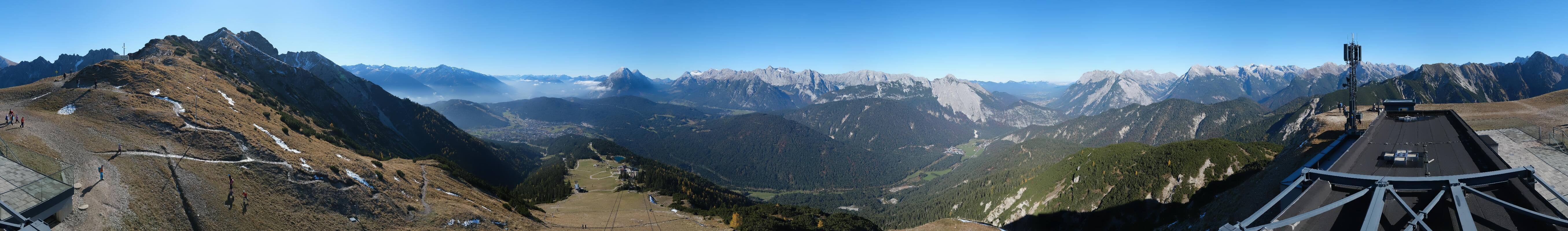 Archiv Foto Webcam Seefeld Rosshütte - Bergstation Seefelder Joch