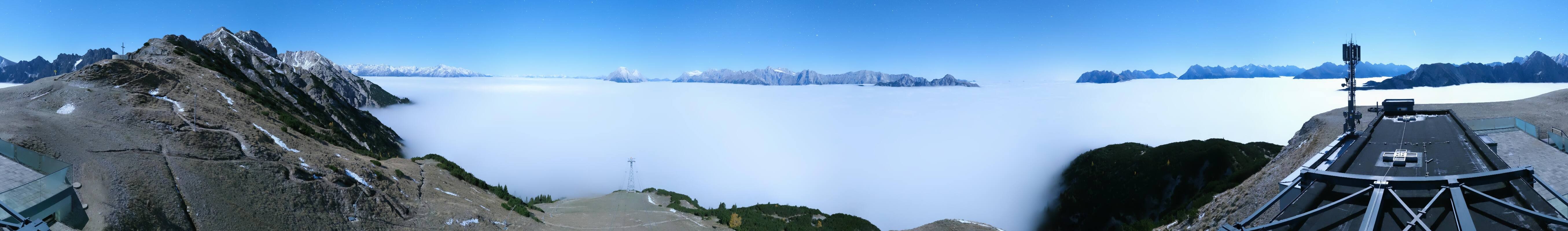 Archiv Foto Webcam Seefeld Rosshütte - Bergstation Seefelder Joch