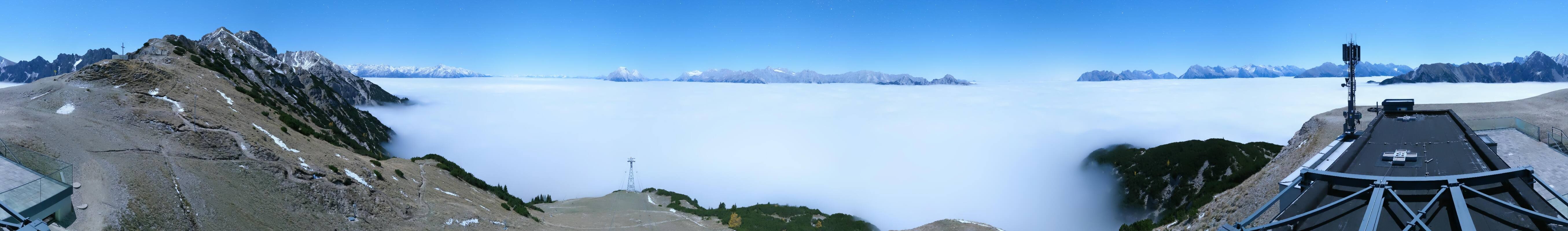Archiv Foto Webcam Seefeld Rosshütte - Bergstation Seefelder Joch
