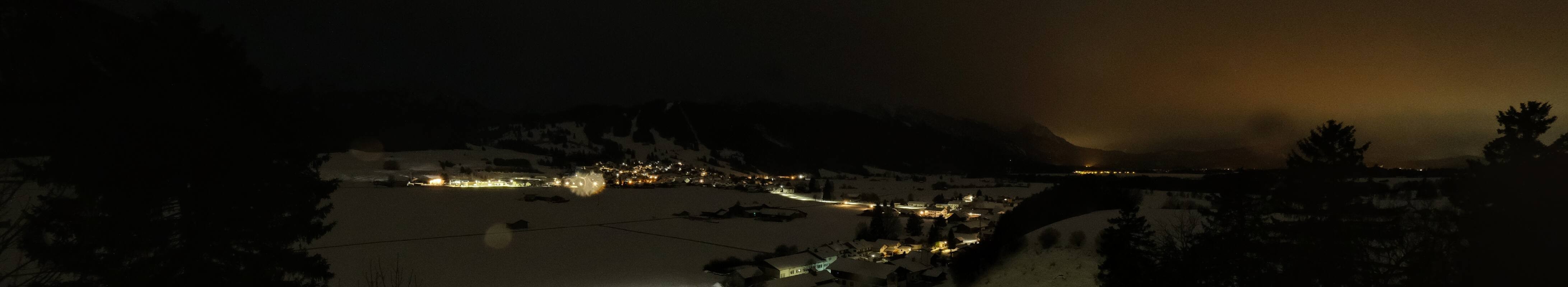 Archiv Foto Webcam Halblech - Blick über Buching