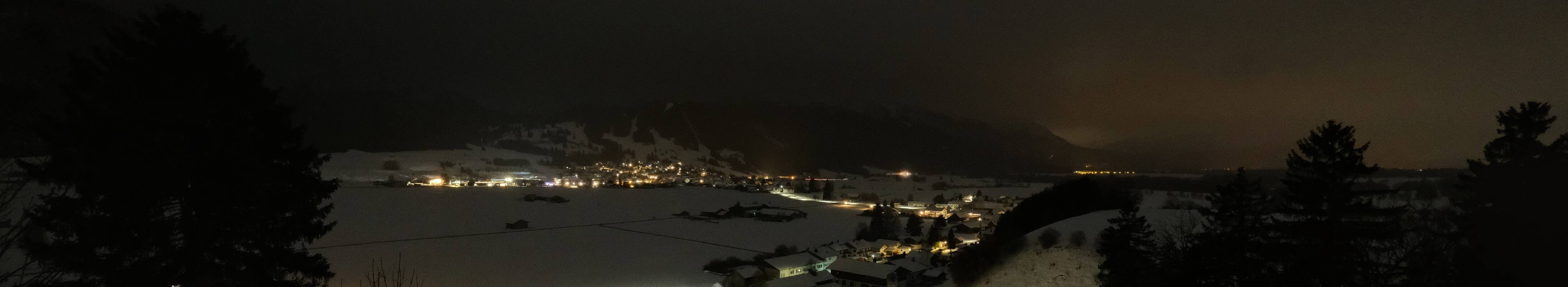 Archiv Foto Webcam Halblech - Blick über Buching