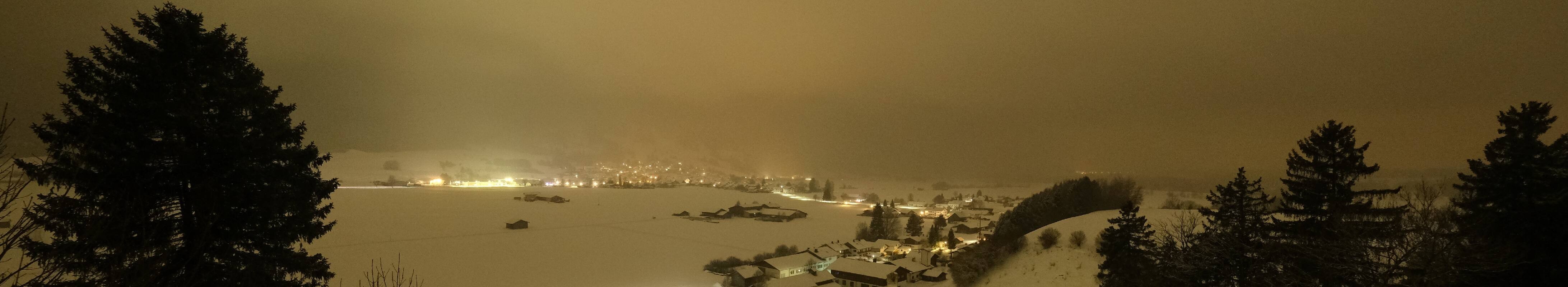 Archiv Foto Webcam Halblech - Blick über Buching