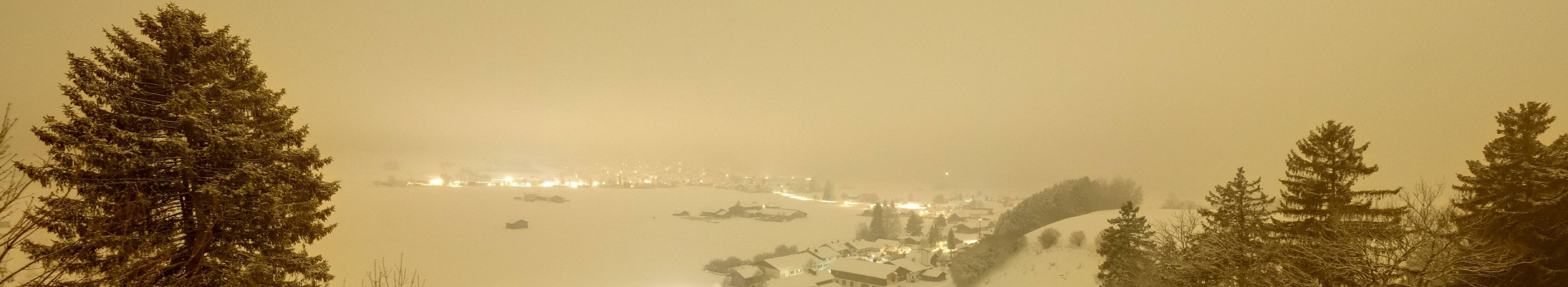 Archiv Foto Webcam Halblech - Blick über Buching