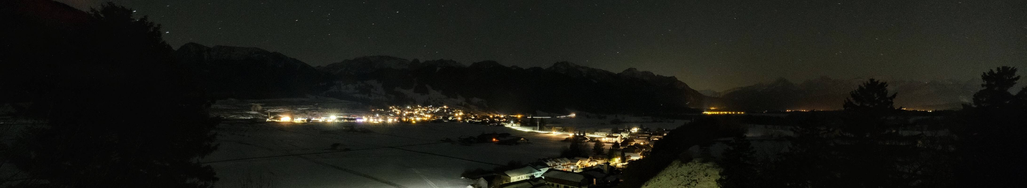 Archiv Foto Webcam Halblech - Blick über Buching