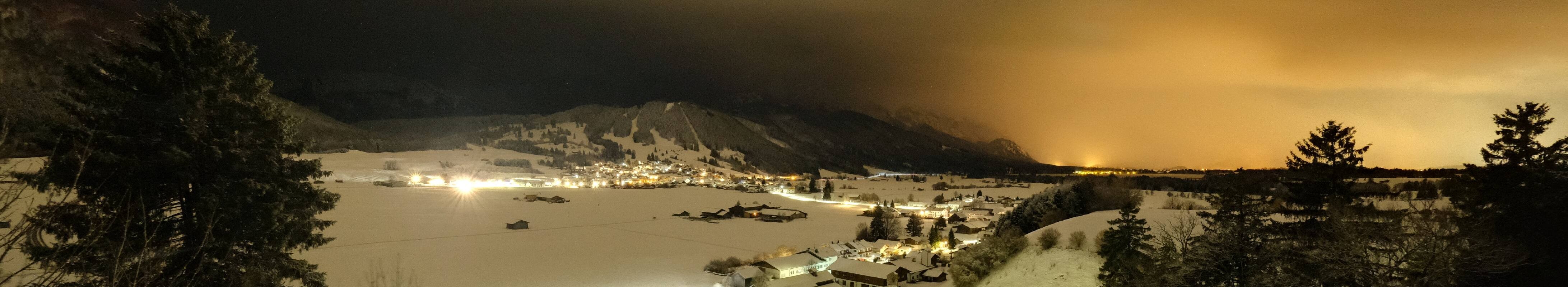 Archiv Foto Webcam Halblech - Blick über Buching