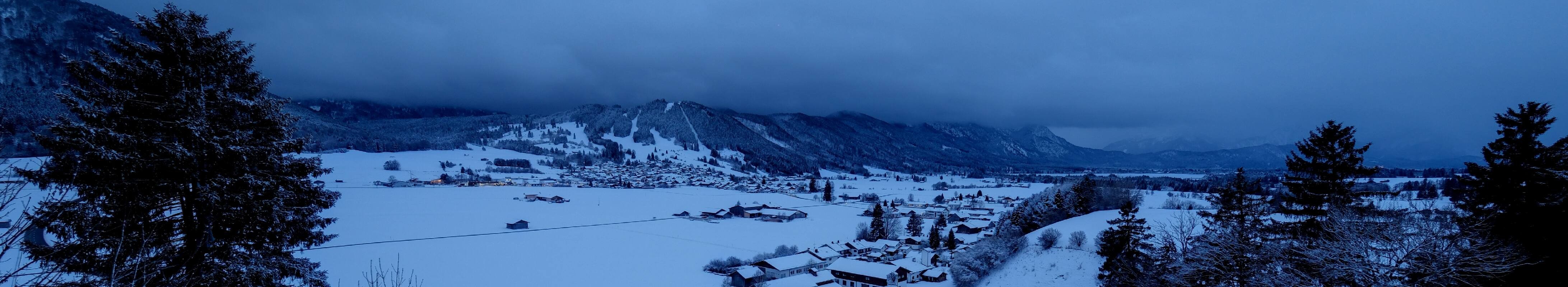 Archiv Foto Webcam Halblech - Blick über Buching