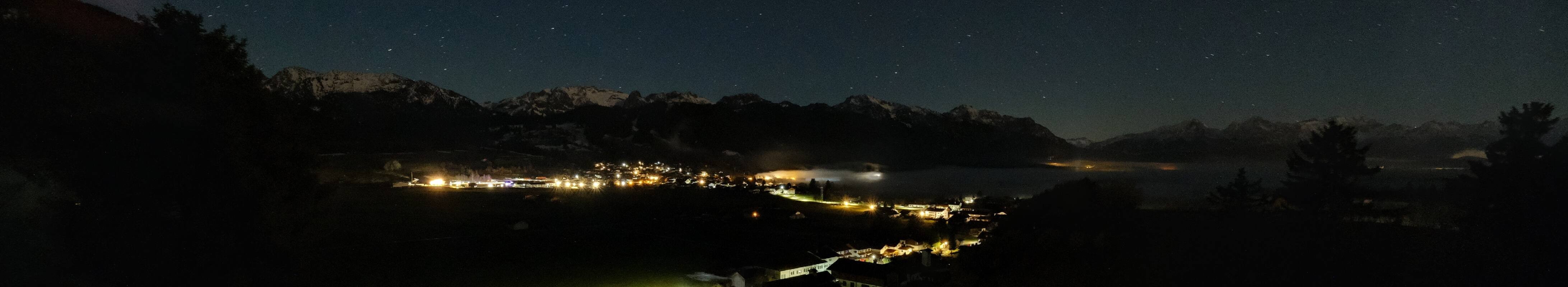 Archiv Foto Webcam Halblech - Blick über Buching