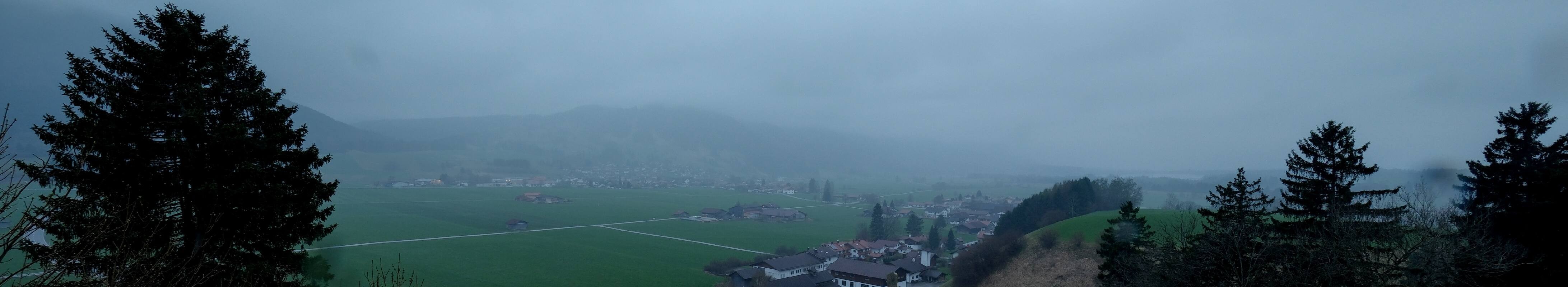 Archiv Foto Webcam Halblech - Blick über Buching