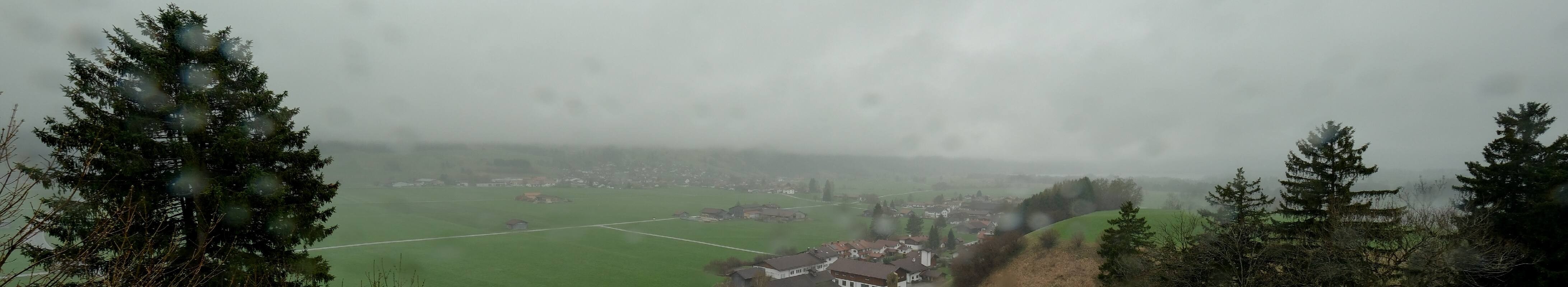 Archiv Foto Webcam Halblech - Blick über Buching