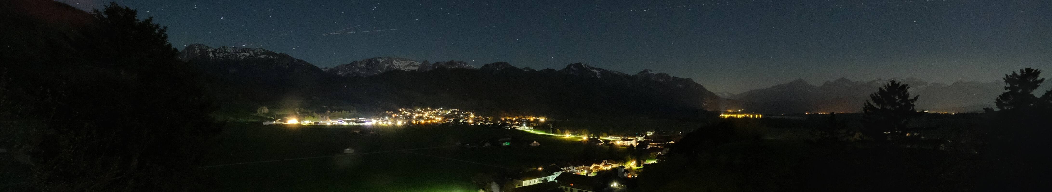 Archiv Foto Webcam Halblech - Blick über Buching