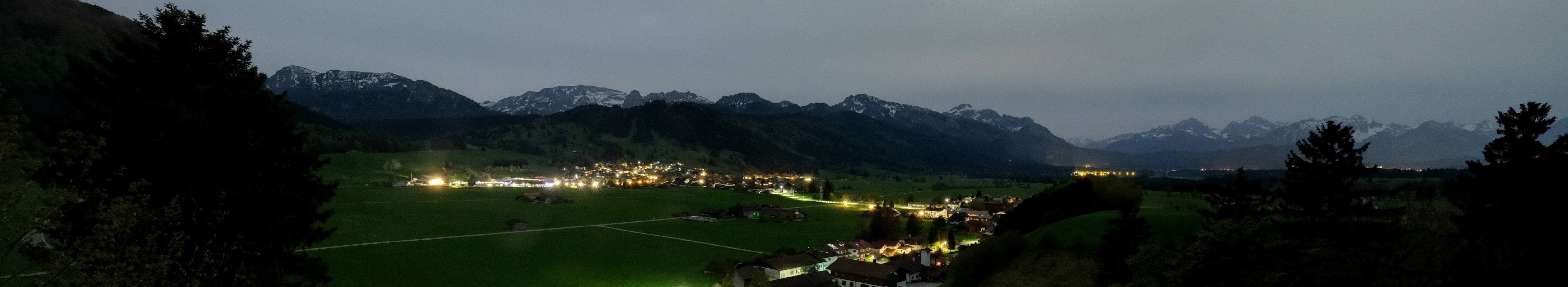 Archiv Foto Webcam Halblech - Blick über Buching