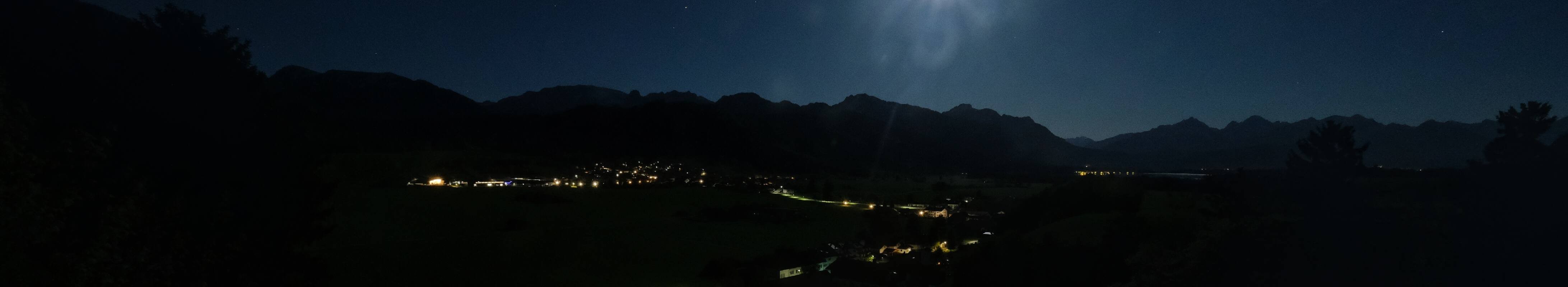 Archiv Foto Webcam Halblech - Blick über Buching