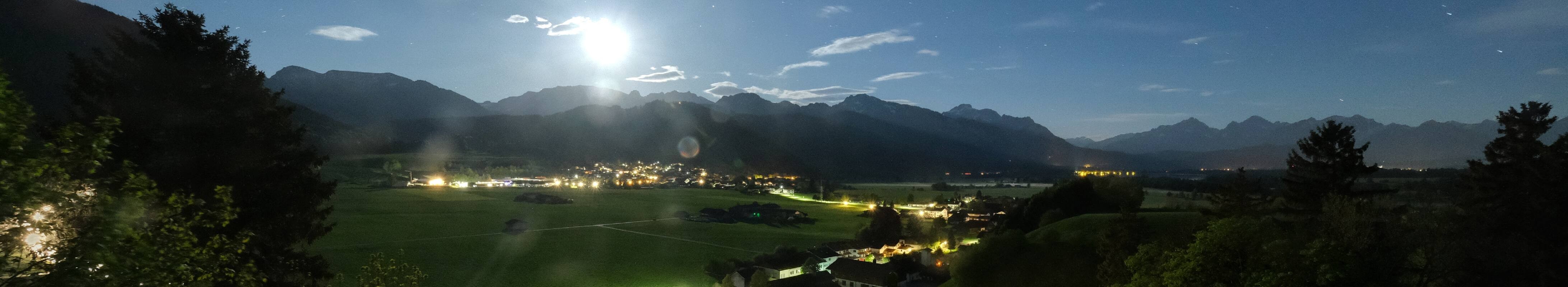 Archiv Foto Webcam Halblech - Blick über Buching