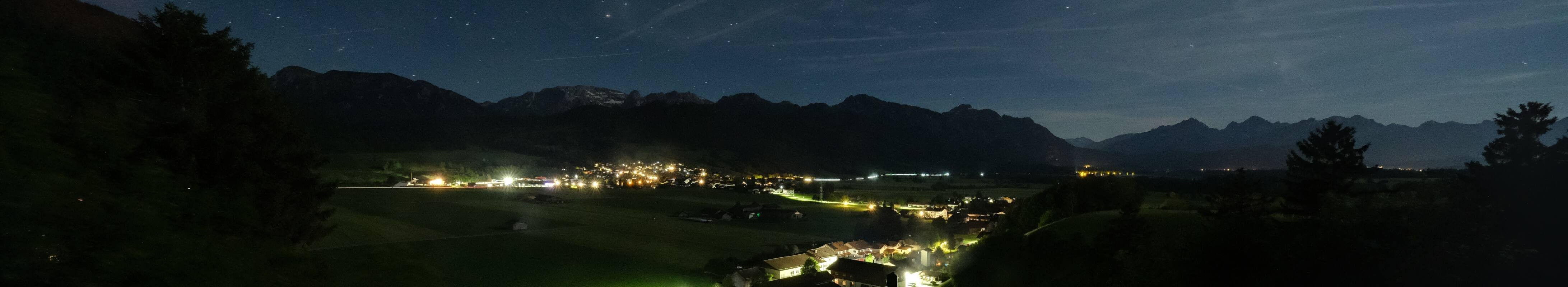 Archiv Foto Webcam Halblech - Blick über Buching