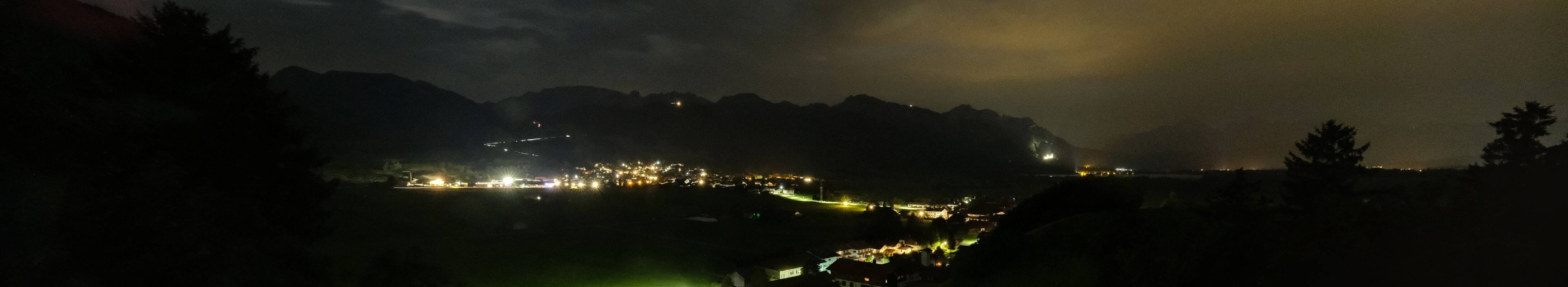 Archiv Foto Webcam Halblech - Blick über Buching