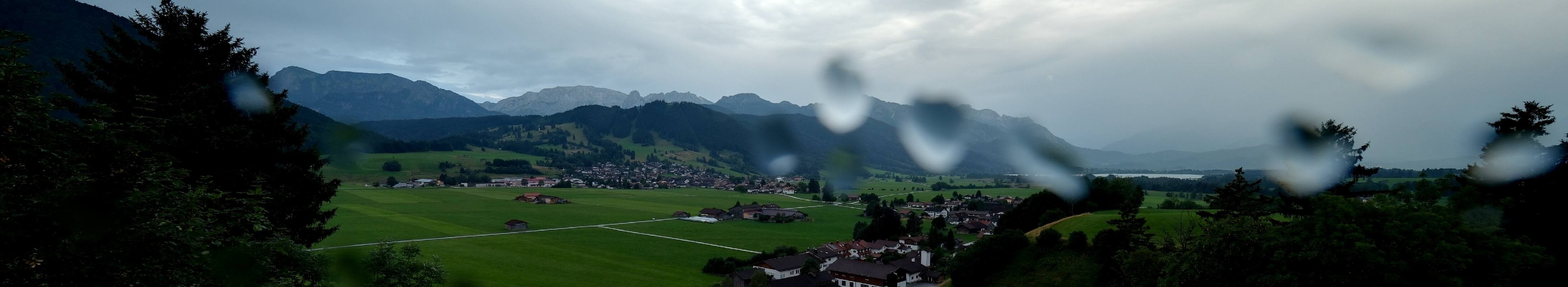 Archiv Foto Webcam Halblech - Blick über Buching