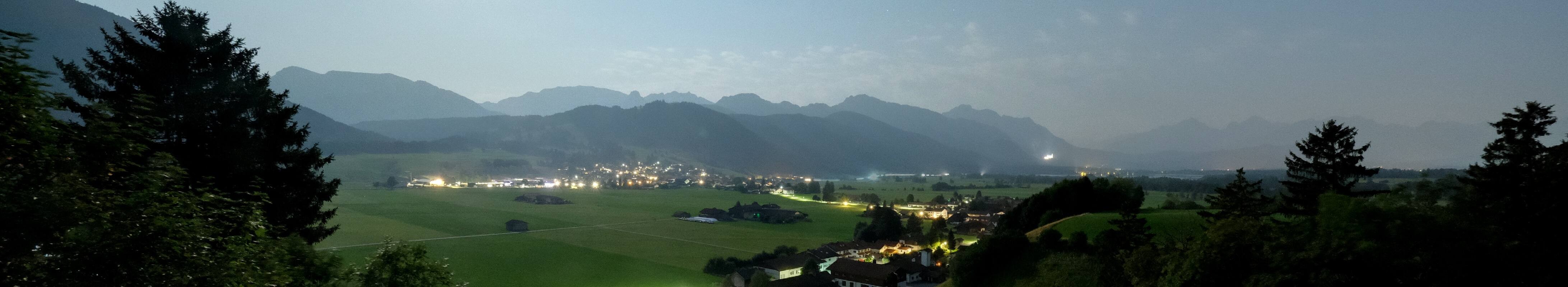 Archiv Foto Webcam Halblech - Blick über Buching