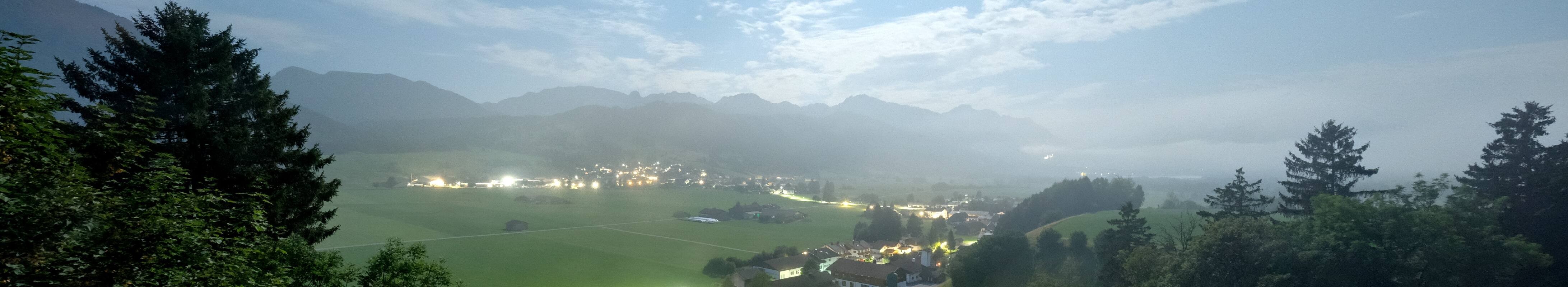 Archiv Foto Webcam Halblech - Blick über Buching