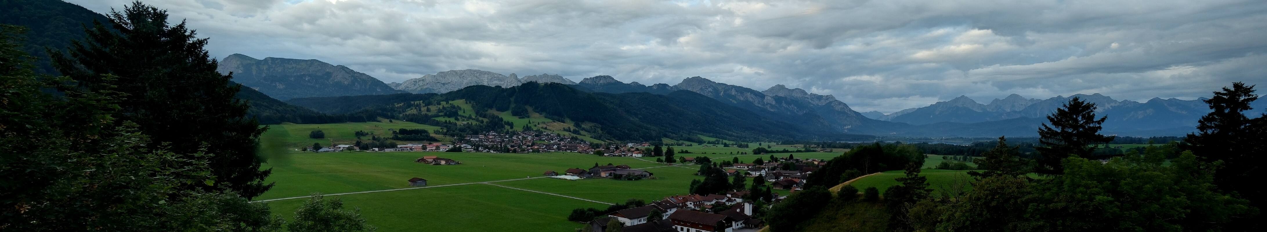 Archiv Foto Webcam Halblech - Blick über Buching