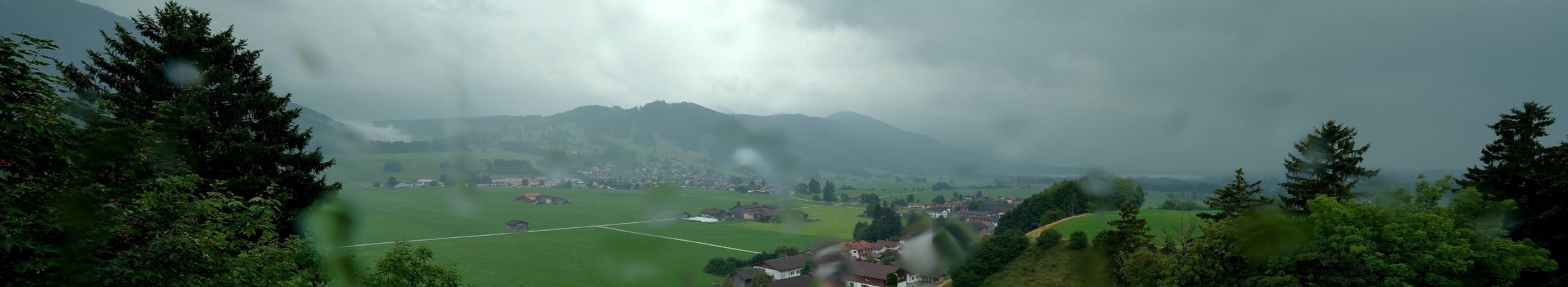 Archiv Foto Webcam Halblech - Blick über Buching
