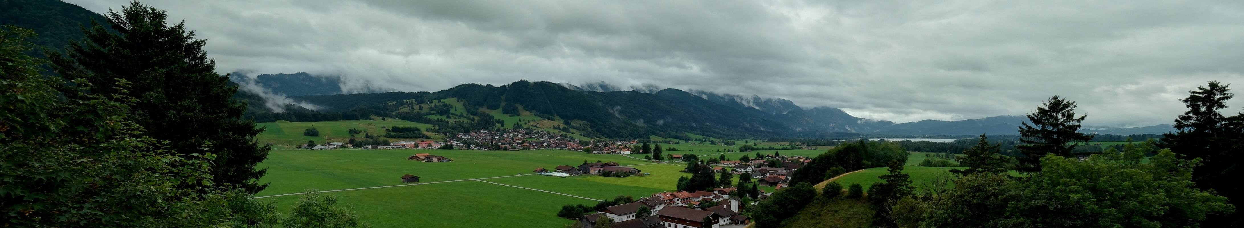 Archiv Foto Webcam Halblech - Blick über Buching
