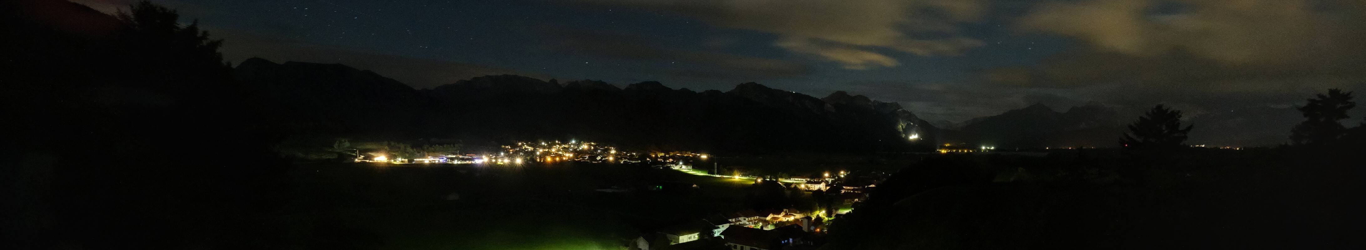 Archiv Foto Webcam Halblech - Blick über Buching