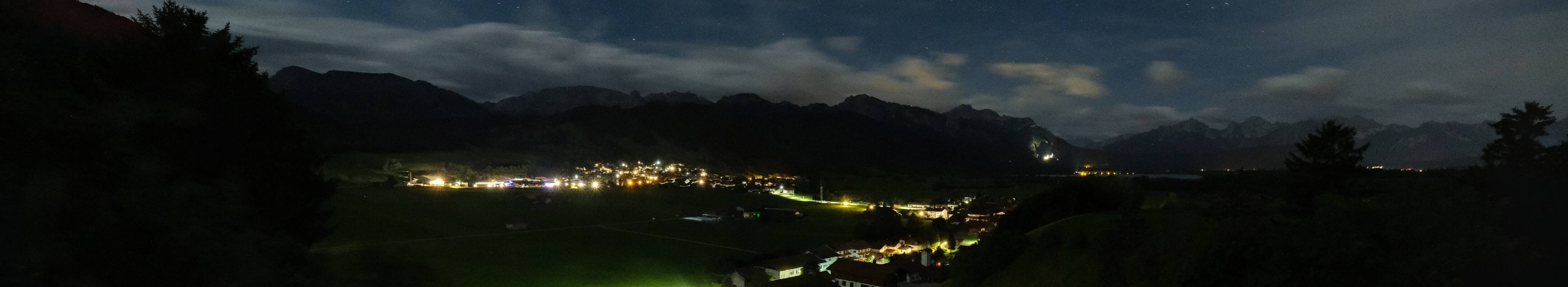 Archiv Foto Webcam Halblech - Blick über Buching