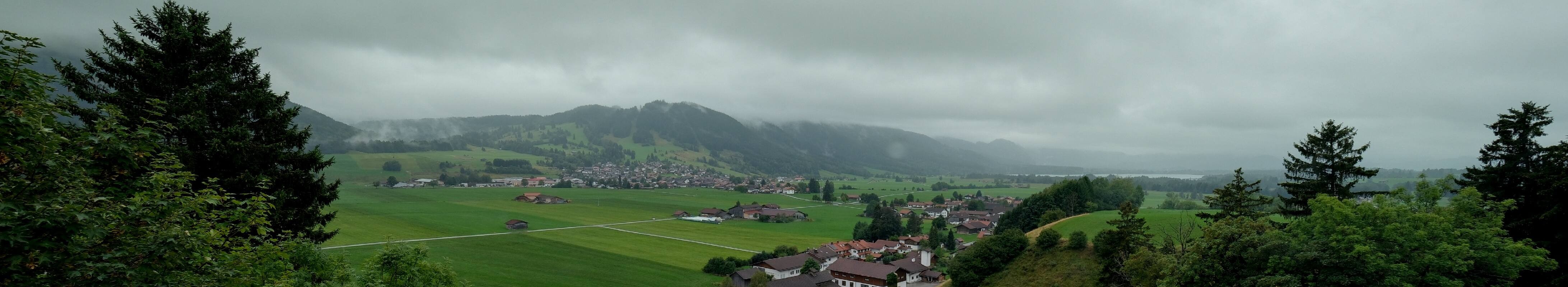 Archiv Foto Webcam Halblech - Blick über Buching