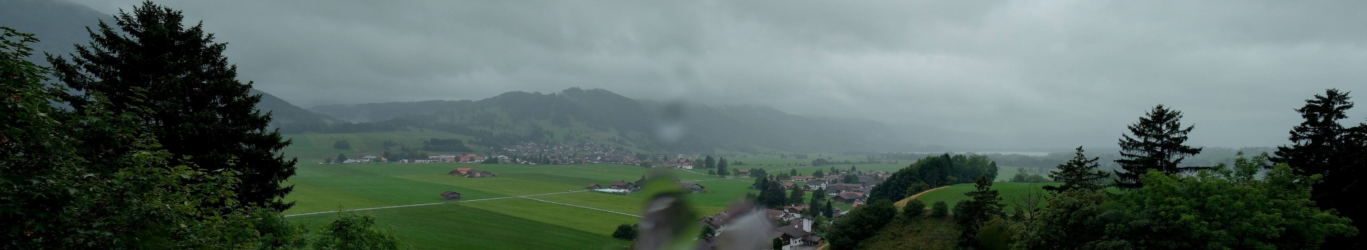Archiv Foto Webcam Halblech - Blick über Buching