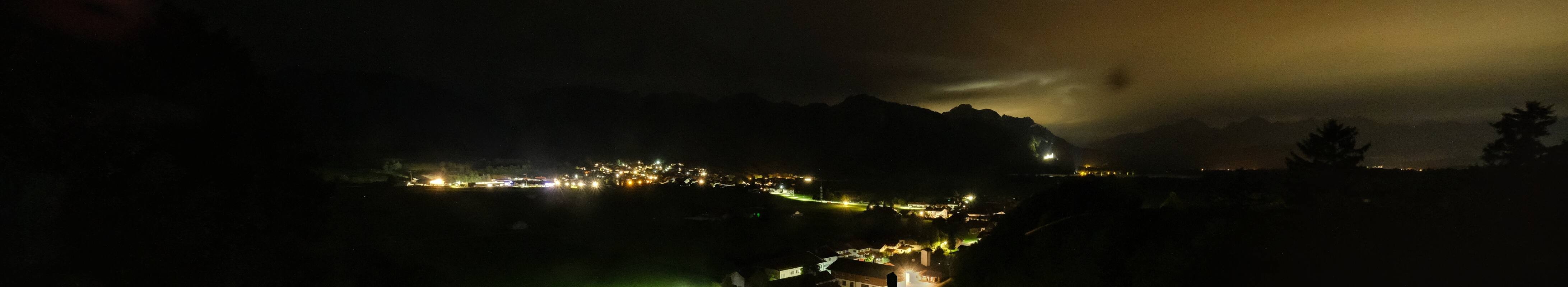 Archiv Foto Webcam Halblech - Blick über Buching
