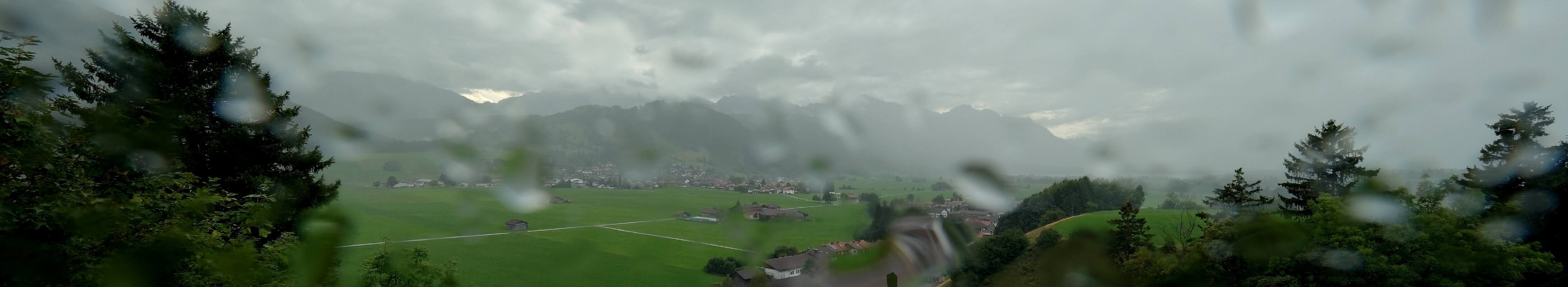 Archiv Foto Webcam Halblech - Blick über Buching