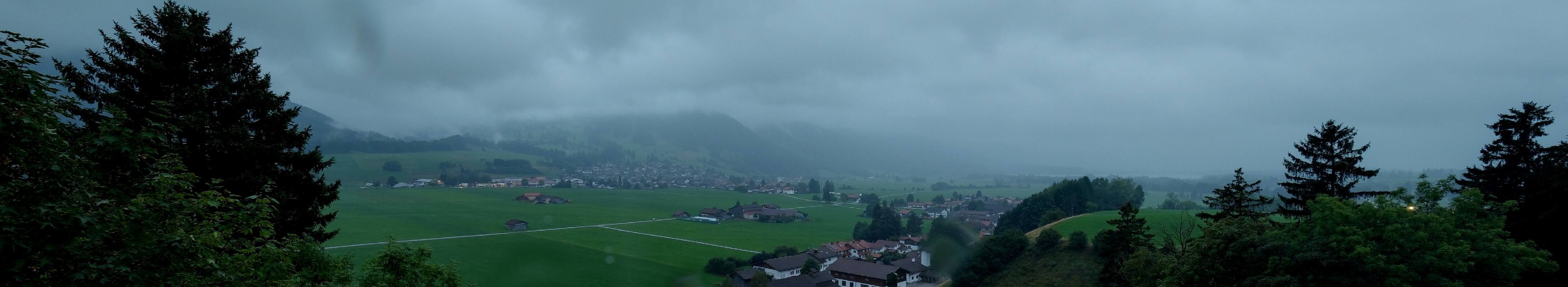 Archiv Foto Webcam Halblech - Blick über Buching