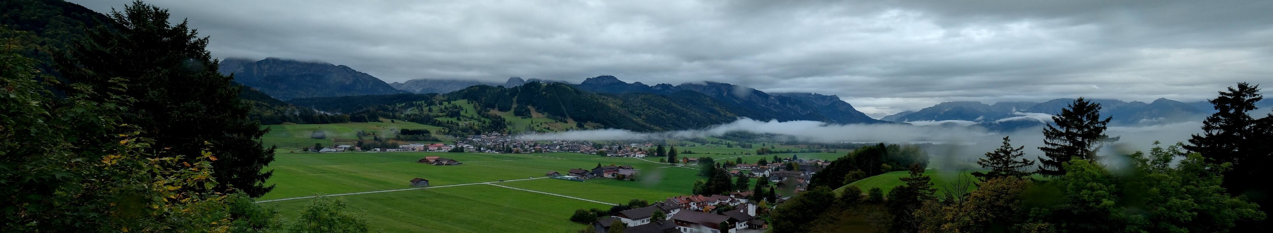 Archiv Foto Webcam Halblech - Blick über Buching