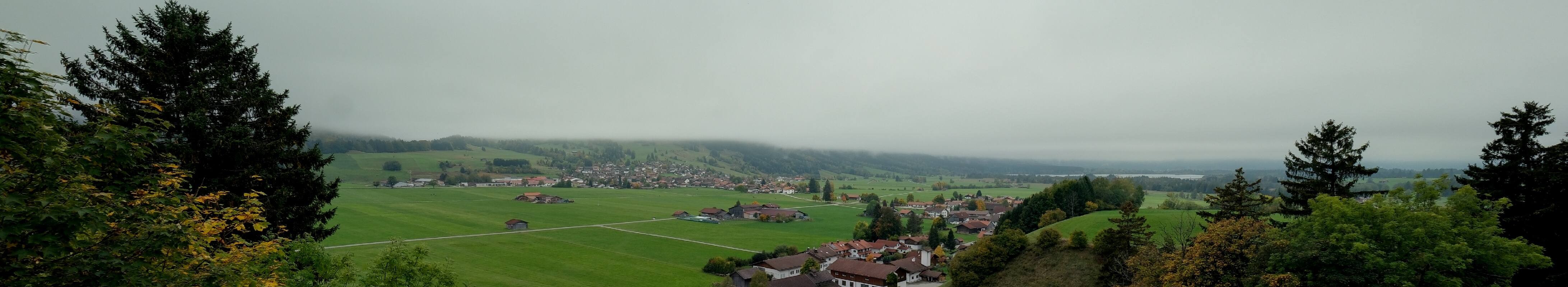 Archiv Foto Webcam Halblech - Blick über Buching