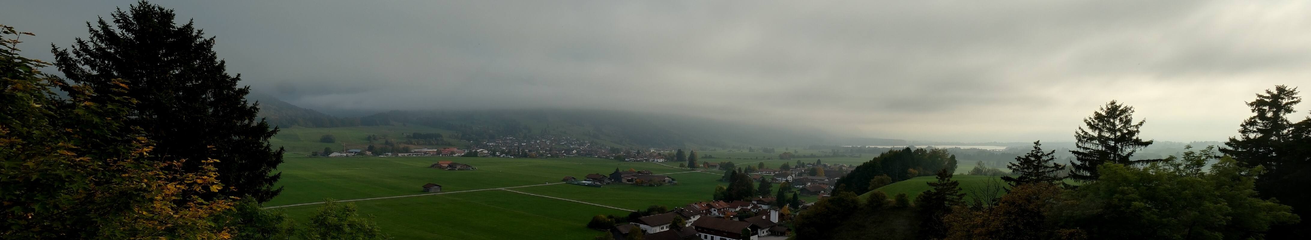 Archiv Foto Webcam Halblech - Blick über Buching