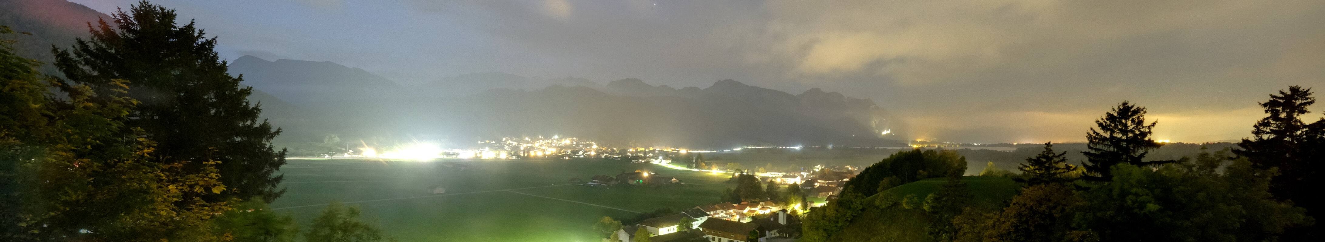 Archiv Foto Webcam Halblech - Blick über Buching