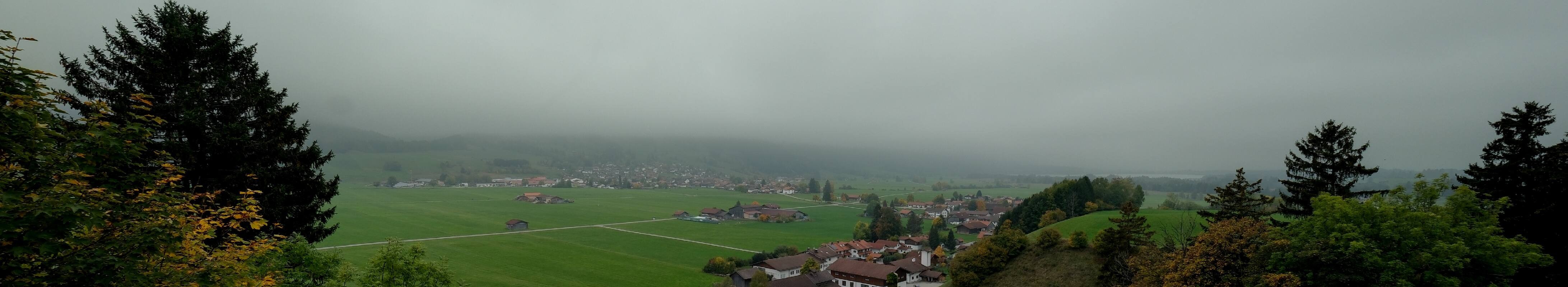Archiv Foto Webcam Halblech - Blick über Buching