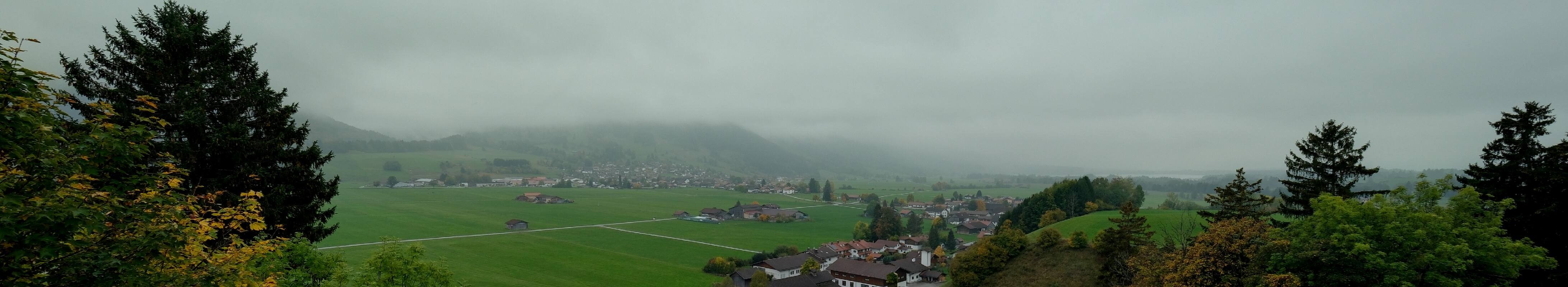 Archiv Foto Webcam Halblech - Blick über Buching