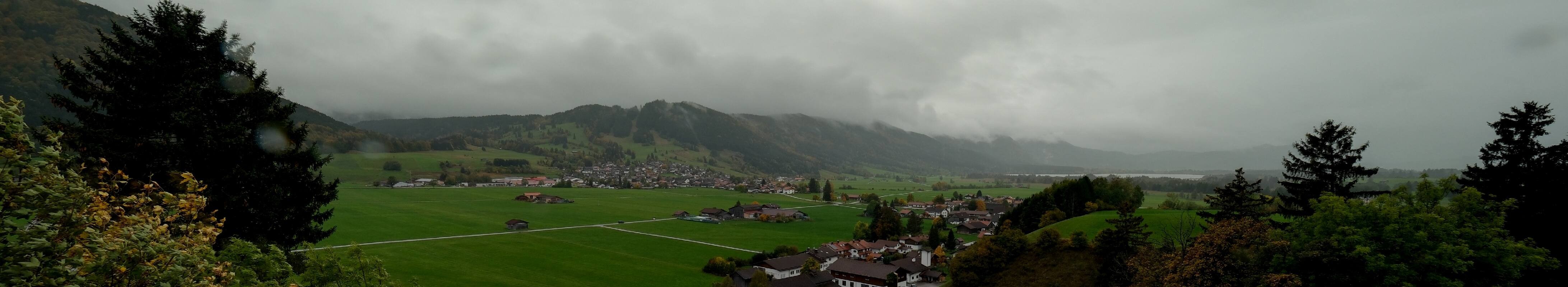 Archiv Foto Webcam Halblech - Blick über Buching