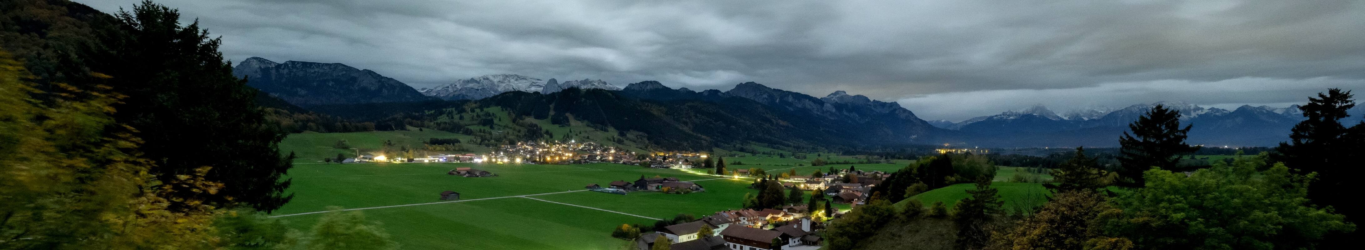 Archiv Foto Webcam Halblech - Blick über Buching